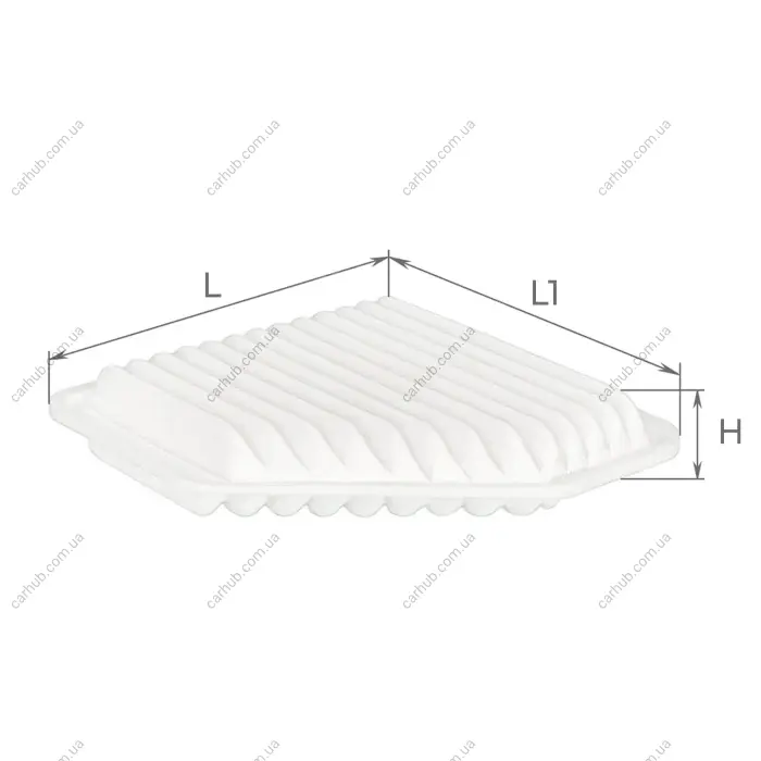 Фільтр повітряний Lexus ES 3.5 12-18/Toyota Rav4 2.0/2.4/3.5 05-13/Camry 3.5 V6 06-11/Avensis 2.0 08- ALPHA FILTER AF1003 (фото 1)