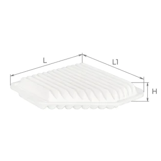Фільтр повітряний Lexus ES 3.5 12-18/Toyota Rav4 2.0/2.4/3.5 05-13/Camry 3.5 V6 06-11/Avensis 2.0 08- ALPHA FILTER AF1003