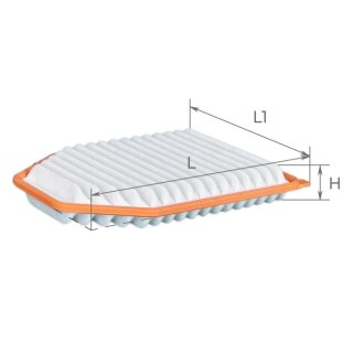 Фільтр повітряний Jeep Wrangler 3.6 06- ALPHA FILTER AF1014