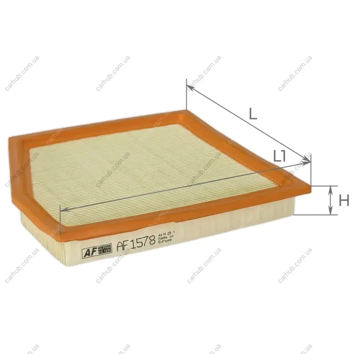 Фільтр повітряний Chery Kimo/A1 1.3 07-13 ALPHA FILTER AF1578 (фото 1)