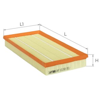 Фільтр повітряний Jeep Cherokee 2.5/4.0 90-01/Volvo S40/V40 1.9/2.0 97-04 ALPHA FILTER AF1638