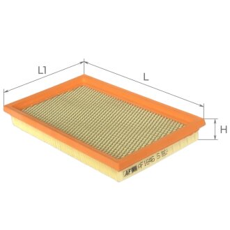 Фільтр повітряний Fiat Sedici 1.6 16V 09-14/Suzuki Swift 1.6 12-/SX4 1.5VVT/1.6 16V 09- (з сіткою) ALPHA FILTER AF1646S