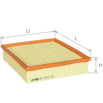 Фільтр повітряний Jeep Cherokee 08-/Dodge Nitro 2.8CRD/3.7/4.0 06-12 ALPHA FILTER AF1872