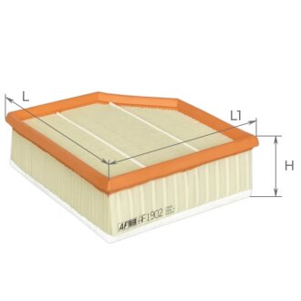 Фільтр повітряний Volvo S60/V70 2.4D/D5 01-10/2.4CDI 05-08/XC70 2.4 D5 02-07/XC90 2.4D4/D5 02-14 ALPHA FILTER AF1902