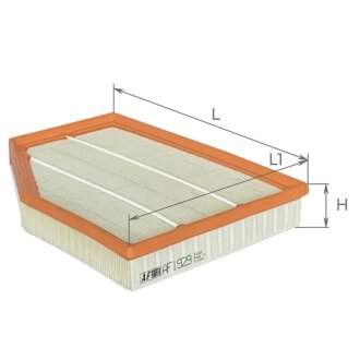 Фільтр повітряний BMW 5 (E60/E61) 2.2i M52/2.5i/3.0i N52/N53/M54/6 (E63/E64) 3.0i N52/N53 03-11 ALPHA FILTER AF1929