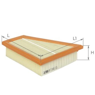 Фільтр повітряний BMW 5 (F10/F11/F18)/X1 (E84) 1.6/2.0 N20 11-17/Z4 (E89) 2.0/2.5/3.0 N20/N52 09-16 ALPHA FILTER AF1945