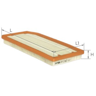 Фільтр повітряний MB C-class (W205)/E-class (W213) 1.5-2.0 M264/CLS (C257)/GLC (X253) 2.0 M264 17- ALPHA FILTER AF1967