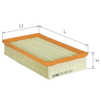 Фільтр повітряний Jaguar S-Type 2.5 V6-3.0 V6/4.2 V8 99-08/XF/XJ 2.0/2.2D/2.7-3.0D/3.0 V6/4.2/5.0 08- ALPHA FILTER AF1987