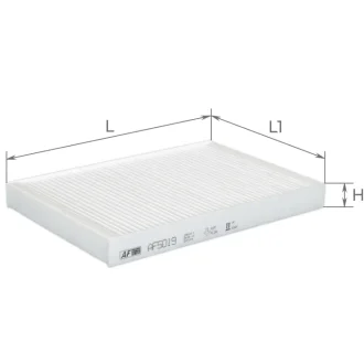 Фільтр салону Audi A4 00-08/A6 97-04/Seat Exeo 09-13 ALPHA FILTER AF5019
