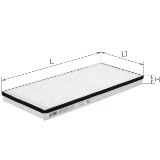 Фільтр салону MB Sprinter/VW LT 96-06 ALPHA FILTER AF5029