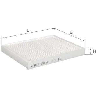 Фільтр салону VW T5 03-15/T6 15-/Porsche Cayenne 02-10/Audi Q7 06-15 ALPHA FILTER AF5046