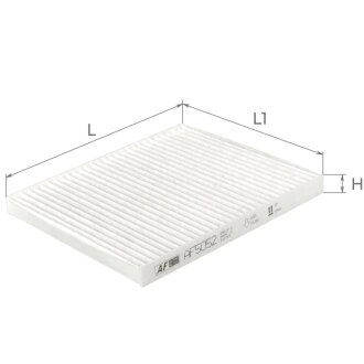 Фільтр салону Fiat Panda 1.1-1.4 JTD 95-/Ford Ka 1.2/1.3 TDCi 08-16 ALPHA FILTER AF5052