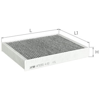 Фільтр салону Porsche Cayenne/VW Touareg 3.0D-4.8 10- (вугільний) ALPHA FILTER AF5055A