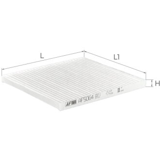 Фільтр салону Hyundai Solaris/Kia Rio 11- ALPHA FILTER AF5064