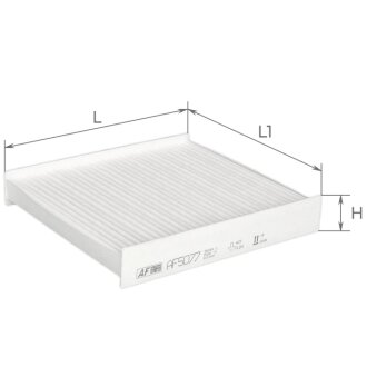 Фільтр салону Renault Captur/Clio/Logan 13-/Arkana/Duster 18-/Jogger 22-/Nissan Juke/Micra 17- ALPHA FILTER AF5077