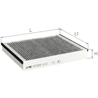 Фільтр салону Ford Transit Connect 1.0/1.6TDCi 13- (вугільний) ALPHA FILTER AF5084A