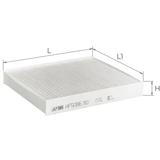 Фільтр салону Lexus NX 21-/ES/RX/UX/Mazda CX-9/Subaru Impreza/Toyota Camry/C-HR/Corolla/Rav4 16- ALPHA FILTER AF5086