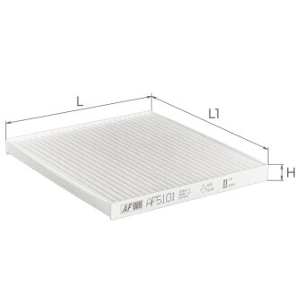 Фільтр салону ALPHA FILTER AF5101