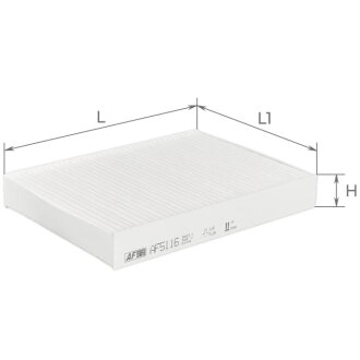 Фільтр салону Renault Scenic 09-/Trafic/Opel Vivaro 14-/Nissan NV300/Fiat Talento 16- ALPHA FILTER AF5116