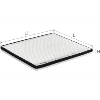 Фільтр салону Subaru Legacy/Outback 08-09/Toyota Rav4/Yaris 94-06 ALPHA FILTER AF5126