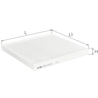 Фільтр салону Jeep Grand Cherokee/Dodge Durango 11- ALPHA FILTER AF5159