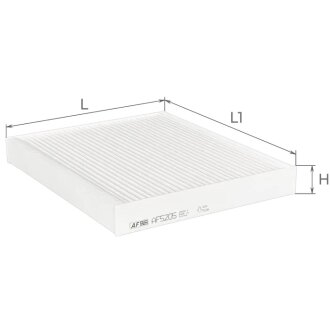 Фільтр салону Ford Mondeo V/S-Max 14-/Focus IV 18- ALPHA FILTER AF5205