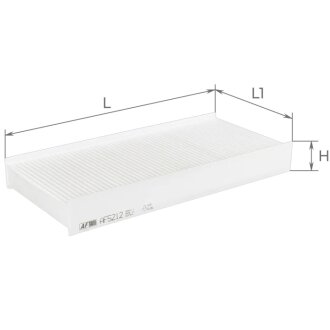 Фільтр салону Citroen Jumpy/Fiat Scudo/Peugeot Expert 07-/Toyota Proace 13-16 ALPHA FILTER AF5212