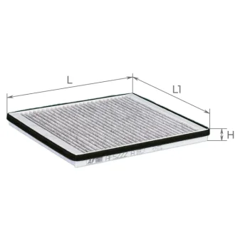 Фільтр салону Chery M11 11- (вугільний) ALPHA FILTER AF5222a