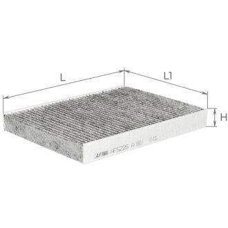 Фільтр салону Chery Tiggo 1.5i/2.0 17- (вугільний) ALPHA FILTER AF5226A