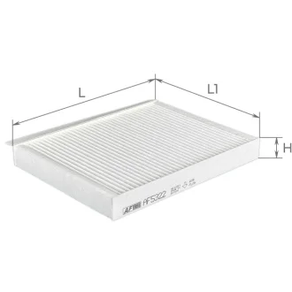 Фільтр салону Zeekr EV 21- ALPHA FILTER AF5322