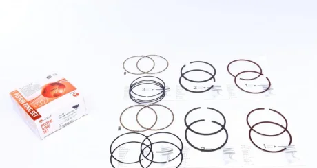 Кільця поршневі Chevrolet Aveo 1.5 (+0.25/76.75mm) (1.5x1.5x2.0) AMP PR-CHE-49-1405-025-SET