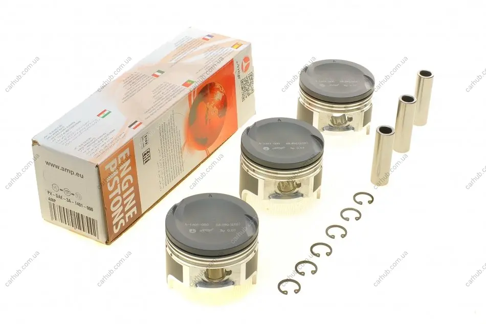 Поршень Daewoo Matiz 0.8 98- (68.50mm/STD) (к-кт 3 шт) AMP PX-DAE-3A-1401-000 (фото 1)