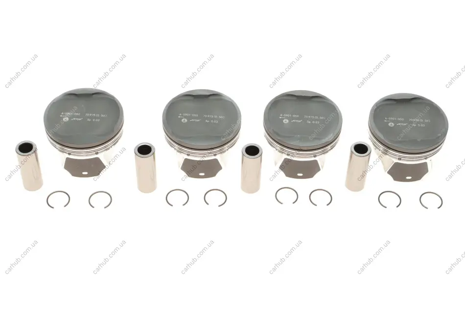 Поршень Ravon R2 1.2 15- (71.00mm/+0.50) (к-кт 4 шт) AMP PX-RAV-4A-5901-050 (фото 1)