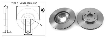 Фото диск гальмiвний APLUS 61399AP Диск гальмiвний APLUS 61399AP