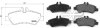 Колодки гальмiвнi, лiв/прав, задн APLUS 71196AAP (фото 1)