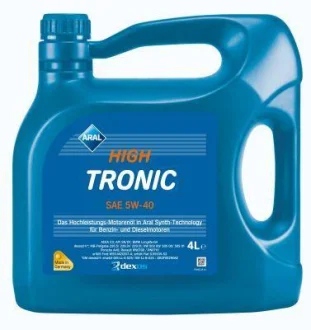 Олива 5W40 C3 4L HIGH TRONIC ARAL 154FE7