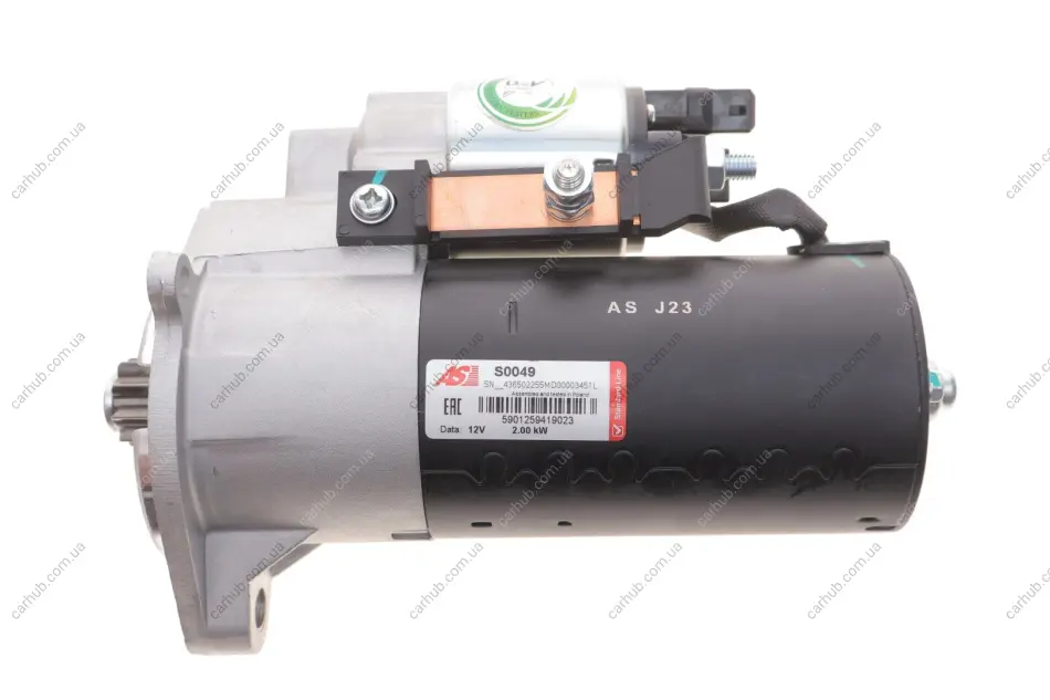 Стартер VW LT 2.5TDI 96-06 (2kw) (z=9) AS AS-PL S0049 (фото 1)