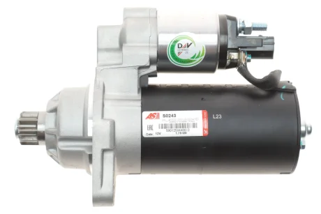 Стартер Audi A3/Q3/Skoda Fabia/Yeti/VW Caddy/T5/Golf/Passat 1.9-2.0 TDI/TSI 03-15 (1.7kw) (z=10) AS AS-PL S0243