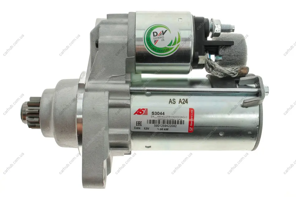 Стартер VW Golf V/VI 1.4/1.6 FSI 03-13 (1kw) (z=10) AS-PL S3044 (фото 1)