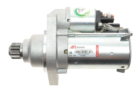 Стартер VW Golf VI/VII/Passat 1.2-1.8TSI 08-20 (12V/1.1kw) (z=10) AS-PL S3167S