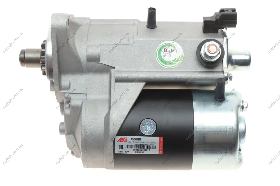 Стартер Toyota Hilux 01- (12V/2.7KW) (z=11) AS AS-PL S6059 (фото 1)