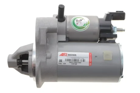 Стартер Citroen C3/C4/Peugeot 108/2008/208/301 1.0/1.2 VTI 12- (12V/1kw) (z=10) AS AS-PL S6235S