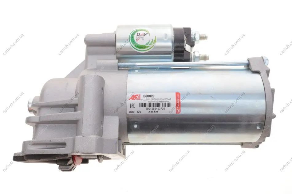 Стартер Ford Mondeo 00-07/Transit 2.0- 2.4 D 00-14 (12V/2.1kw) (z=19) AS AS-PL S9002 (фото 1)