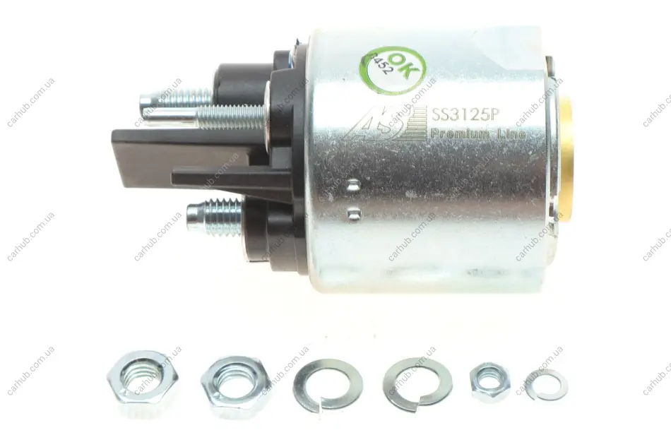 Реле стартера втягуюче (12V) Renault Kangoo 1.6 01-/Lada Largus 1.6 12- (PREMIUM LINE) AS AS-PL SS3125P (фото 1)