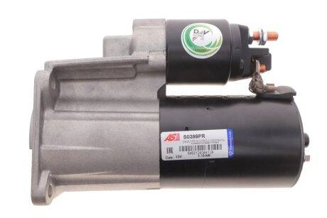 Стартер VW Polo 1.4-1.6 98-12 (12V/1.1kw) (z=9) AS S0399PR