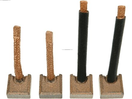 Фото щітки стартера (14x7x13,9mm/12 V) STANDARD LINE AS SB3004 Щітки стартера (14x7x13,9mm/12 V) STANDARD LINE AS SB3004