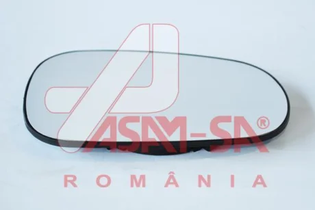 Скло дзеркала Logan / Clio / Megane 06- Л.=Пр. (підігрів) ASAM 30347