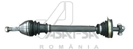 Піввісь Logan/Sandero 1.4/1.6i 04- Л. (+ABS) ASAM 30380 (фото 1)