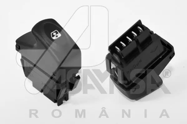 Кнопка склопідйомника Logan/Duster/Kangoo/Megane (5 конт) ASAM 30989 (фото 1)