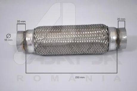 Гофра глушника 55x250 ASAM 60102